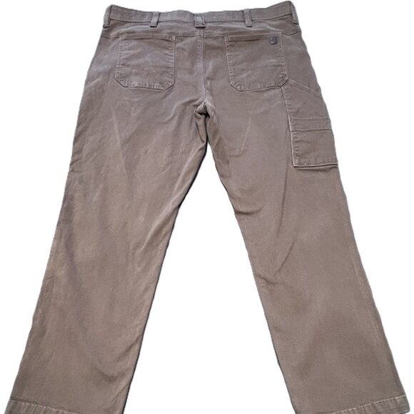 Weatherproof Adventure Pants, Men's 40x32, Color Cedar, Solid, Cargo Pockets - Picture 3 of 13